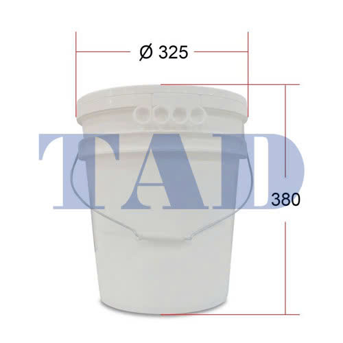Thùng Nhựa Trắng 22l